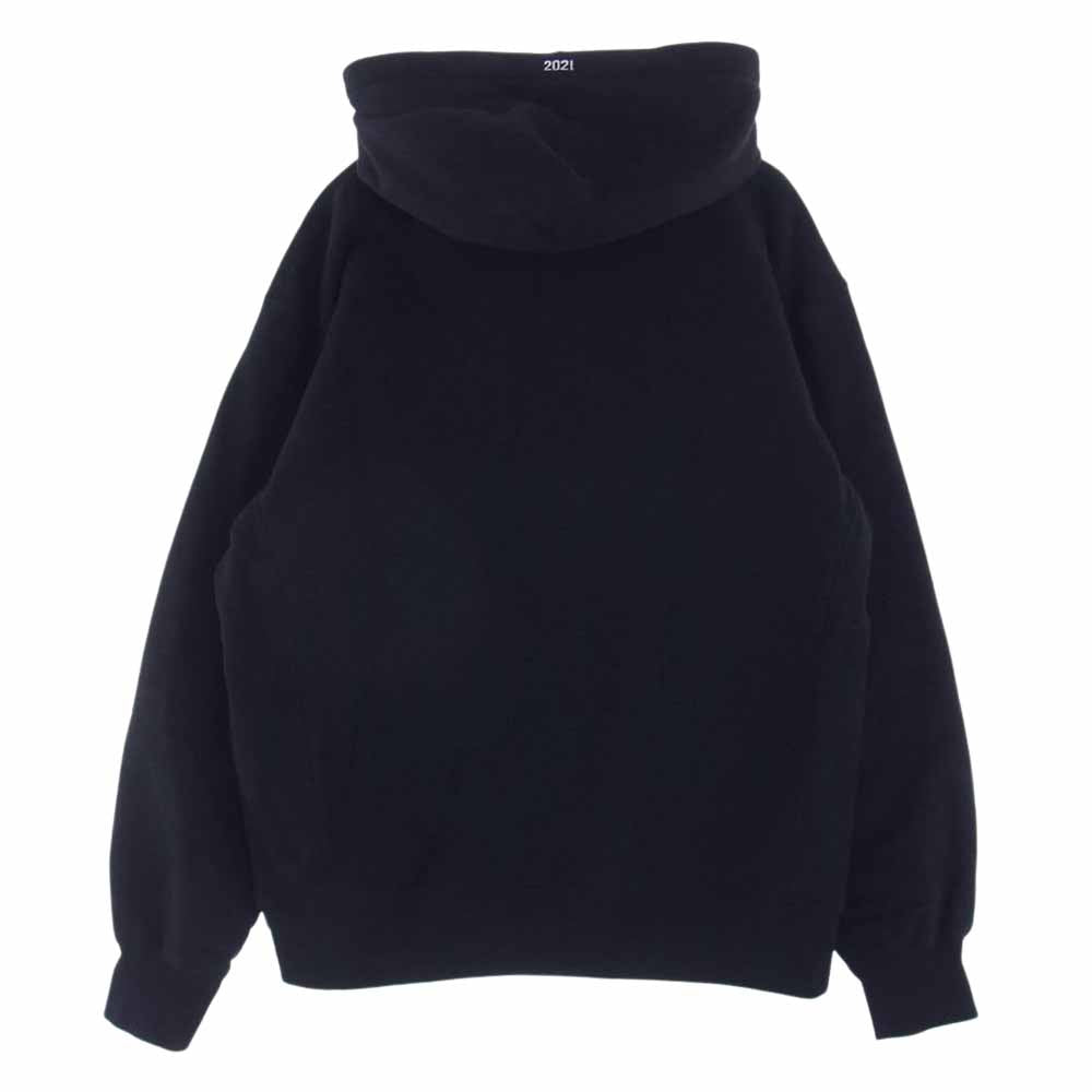 Supreme シュプリーム 21AW Box Logo Hooded Sweatshirt ボックスロゴ フーデッド スウェットシャツ ブラック パーカー フーディー ブラック系 M【中古】