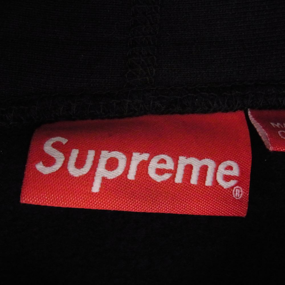 Supreme シュプリーム 21AW Box Logo Hooded Sweatshirt ボックスロゴ フーデッド スウェットシャツ ブラック パーカー フーディー ブラック系 M【中古】