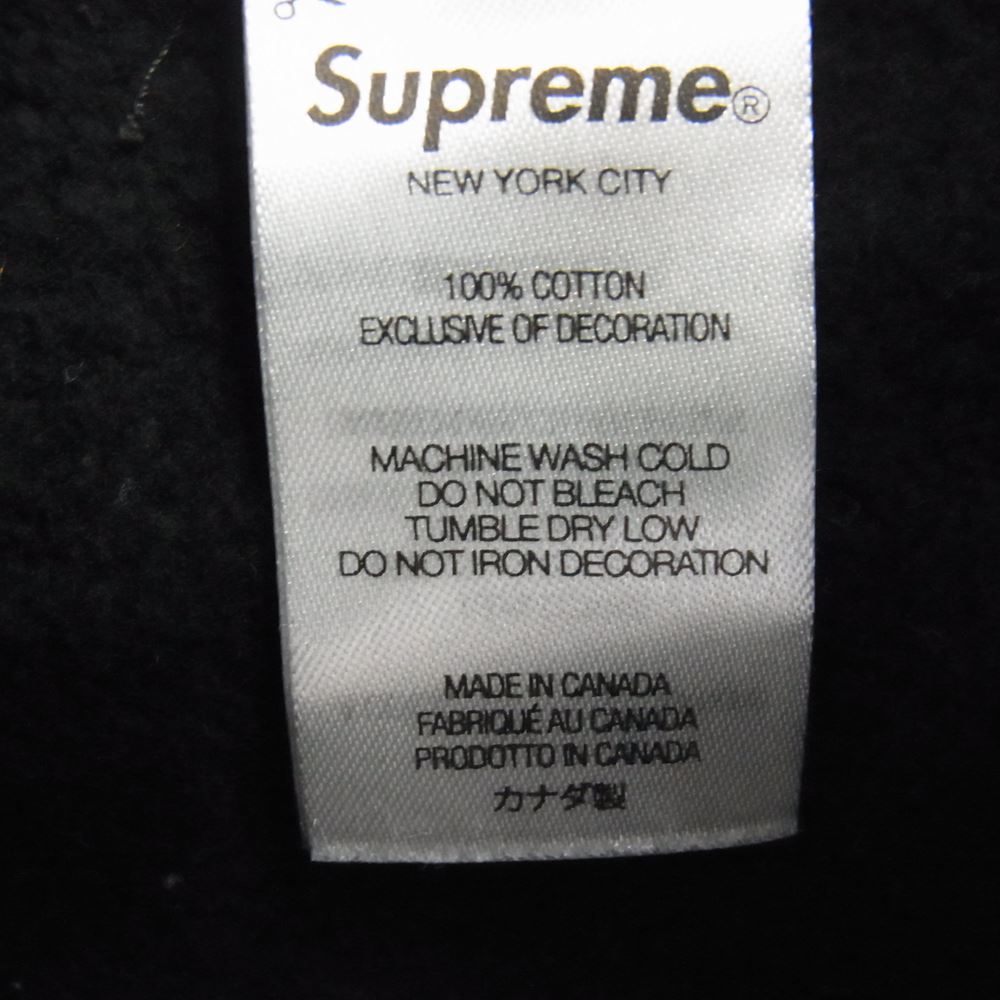 Supreme シュプリーム 21AW Box Logo Hooded Sweatshirt ボックスロゴ フーデッド スウェットシャツ ブラック パーカー フーディー ブラック系 M【中古】