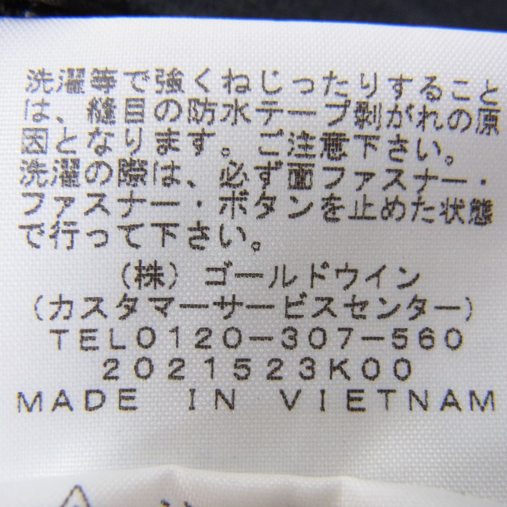 THE NORTH FACE ノースフェイス 23SS NPW62236 GORE-TEX Mountain Light Jacket ゴアテックス マウンテンライトジャケット ブラック系 XL【中古】