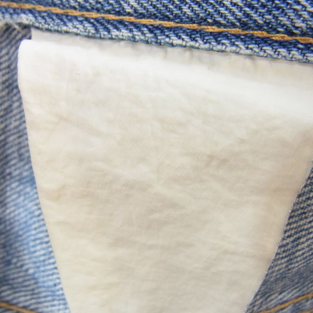 JUNYA WATANABE COMME des GARCONS ジュンヤワタナベコムデギャルソン denim デニム ボタンフライ ダメージ ストレート パンツ インディゴブルー系 XS【中古】