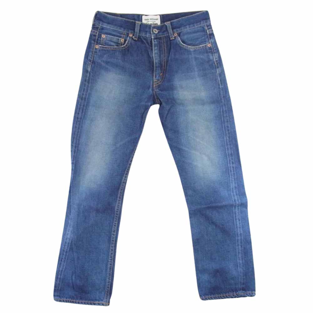 JUNYA WATANABE COMME des GARCONS ジュンヤワタナベコムデギャルソン denim デニム XZ-202 ジッパーフライ ストレート パンツ インディゴブルー系 S【中古】