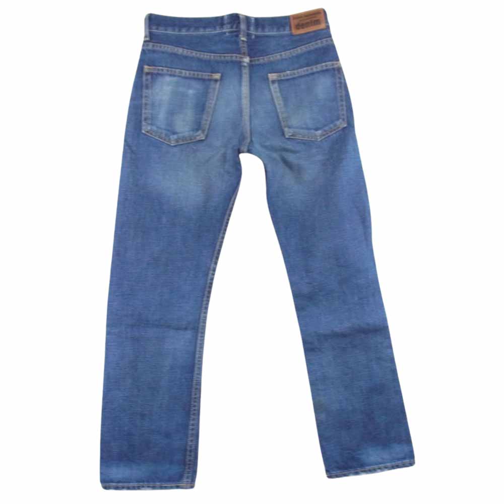 JUNYA WATANABE COMME des GARCONS ジュンヤワタナベコムデギャルソン denim デニム XZ-202 ジッパーフライ ストレート パンツ インディゴブルー系 S【中古】