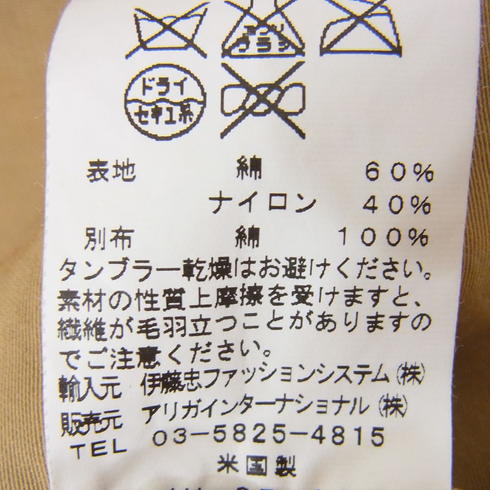 SIERRA DESIGNS シエラデザイン 3021J 50周年記念モデル 50TH 60/40 コート ベージュ系 S【中古】