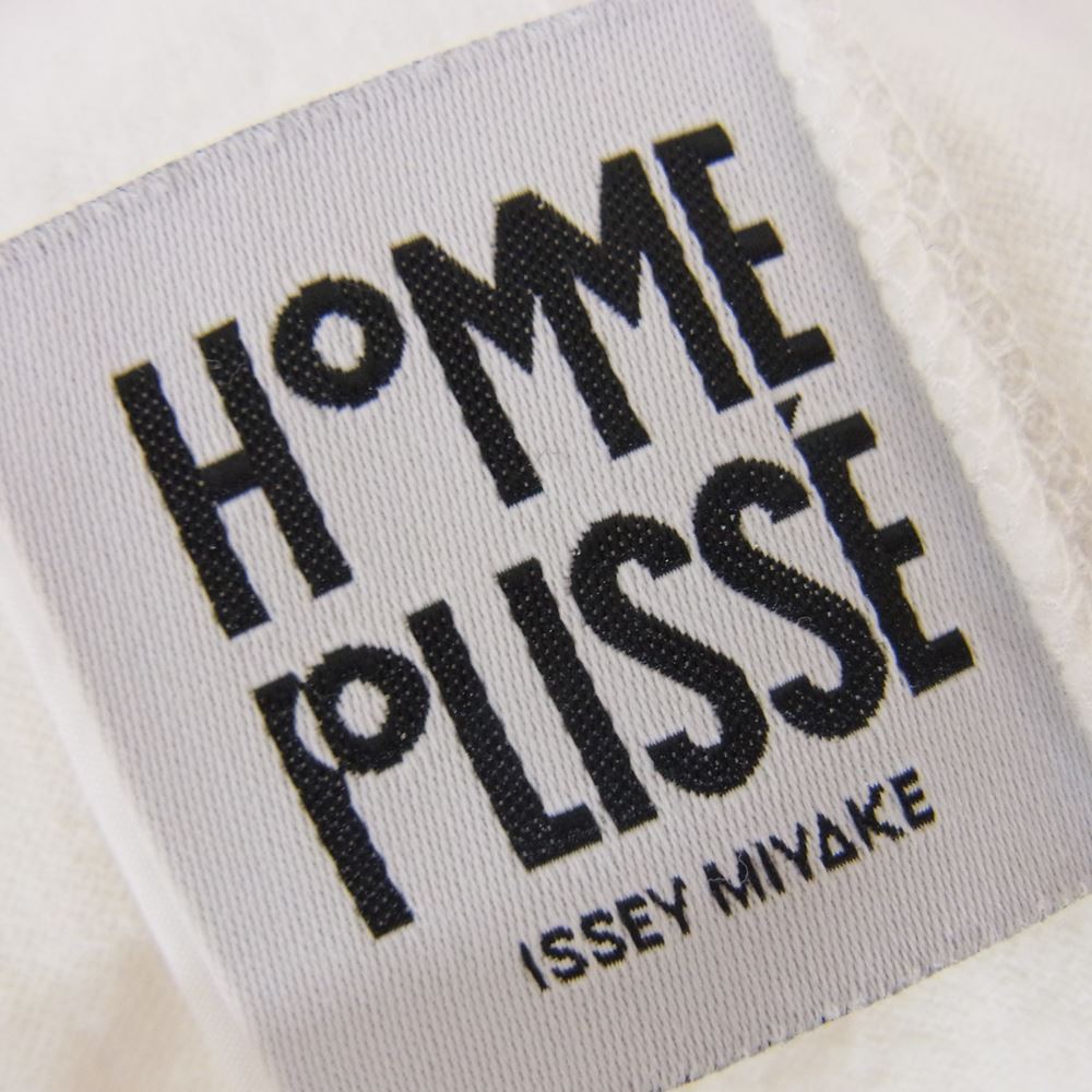 HOMME PLISSE ISSEY MIYAKE オム プリッセ イッセイミヤケ HP55JK200 RELEASE-T BASIC ベーシック クルーネック 半袖 Tシャツ ホワイト系 3【中古】