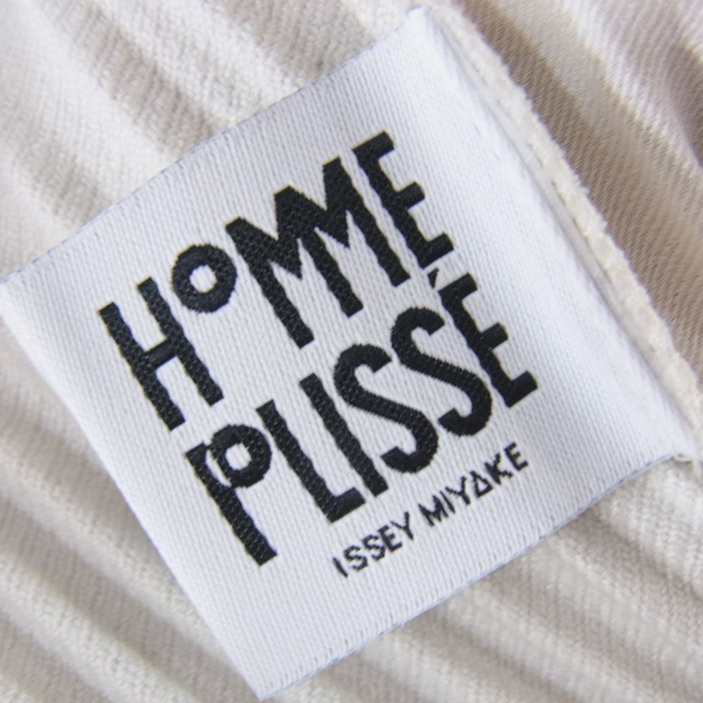 HOMME PLISSE ISSEY MIYAKE オム プリッセ イッセイミヤケ HP33-FF307 KERSEY PLEATS プリーツ加工 イージー テーパードパンツ オフホワイト系 2【美品】【中古】