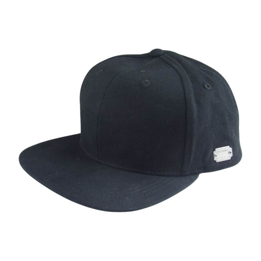 クライミー CR01-02C5-HW03 LOGO PLAQUE BASE BALL CAP フラットバイザー ベースボールキャップ ブラック系【新古品】【未使用】【中古】