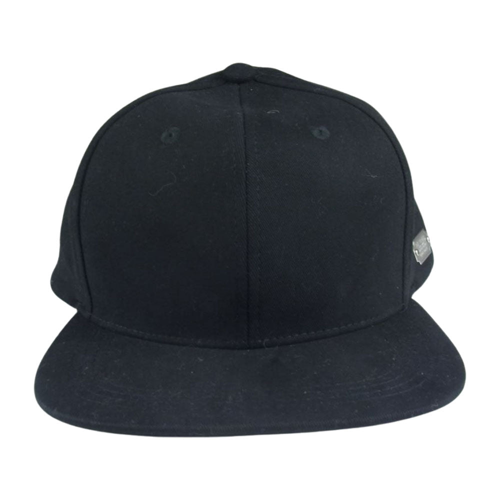 クライミー CR01-02C5-HW03 LOGO PLAQUE BASE BALL CAP フラットバイザー ベースボールキャップ ブラック系【新古品】【未使用】【中古】