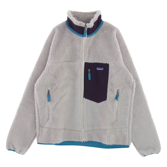 patagonia パタゴニア 23056FA23 Classic Retro X Jacket レトロエックス ナチュラル プラム フリースジャケット オフホワイト系 L【新古品】【未使用】【中古】