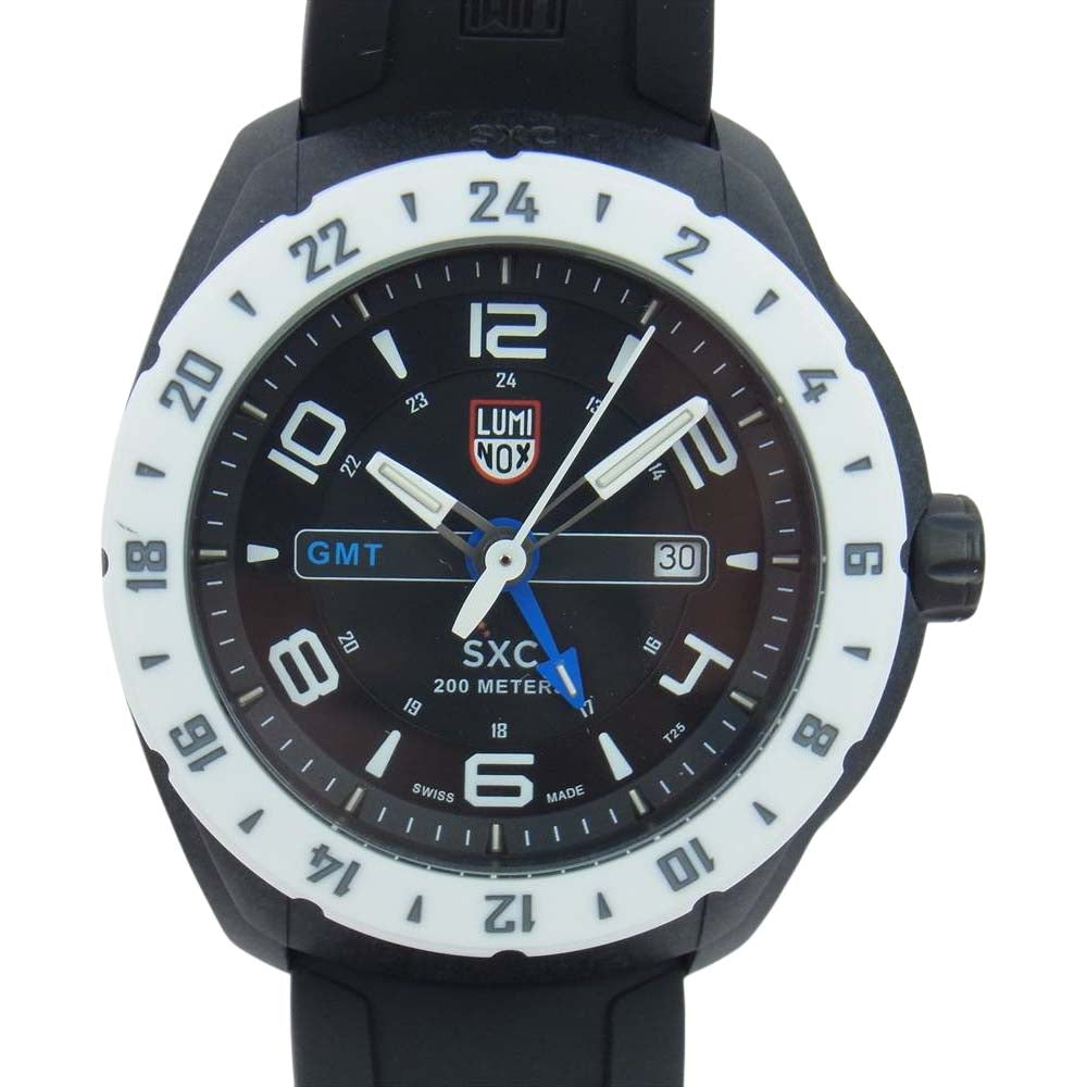 LUMINOX ルミノックス 5027 SXC SPACE EXPEDITION CORPORATION 5020シリーズ ラバー 時計 ウォッチ ブラック系 ホワイト系【中古】