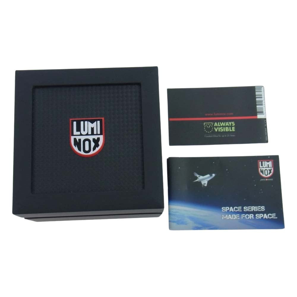 LUMINOX ルミノックス 5027 SXC SPACE EXPEDITION CORPORATION 5020シリーズ ラバー 時計 ウォッチ ブラック系 ホワイト系【中古】