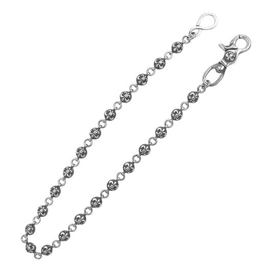 CHROME HEARTS クロムハーツ（原本有） 2BALL LONG-S 1クリップ ロング #2フレアボール ウォレットチェーン  シルバー系【中古】