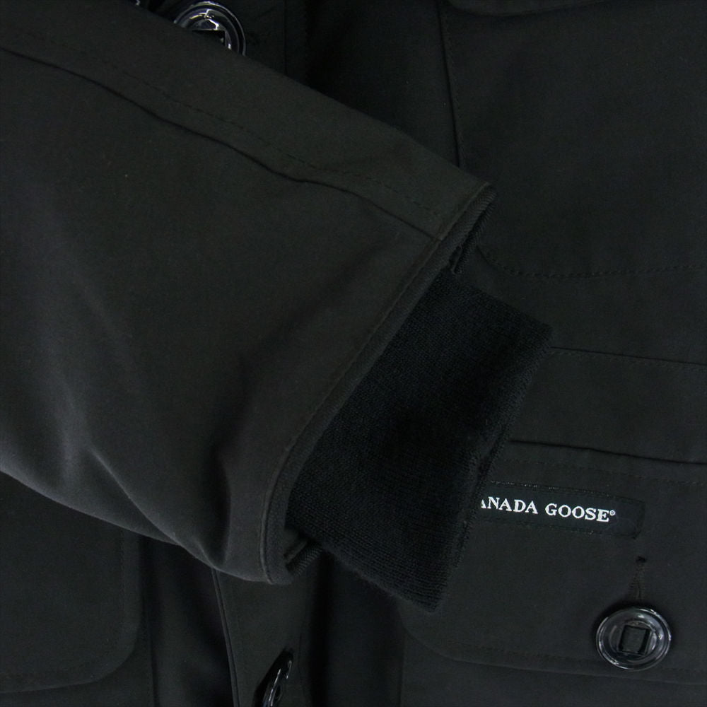 CANADA GOOSE カナダグース 国内正規品 サザビーリーグ 2301JM RUSSEL PARKA ラッセルパーカ ダウンジャケット ブラック系 M【中古】