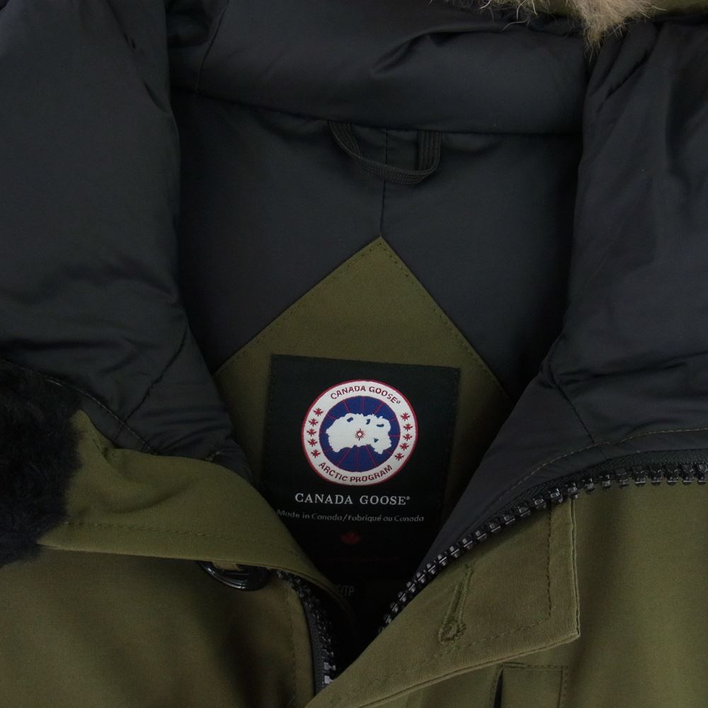 CANADA GOOSE カナダグース 3438JM 国内正規 サザビーリーグ Jasper Parka ジャスパー パーカ ダウン コート ジャケット カーキ系 XS【中古】