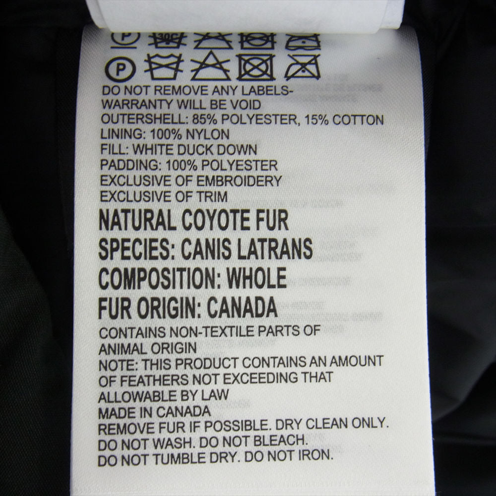 CANADA GOOSE カナダグース 3571JM 国内正規 サザビーリーグ GRADBURY ビームス別注 グラッドバリー  ダウン ジャケット ブラック系 L【中古】