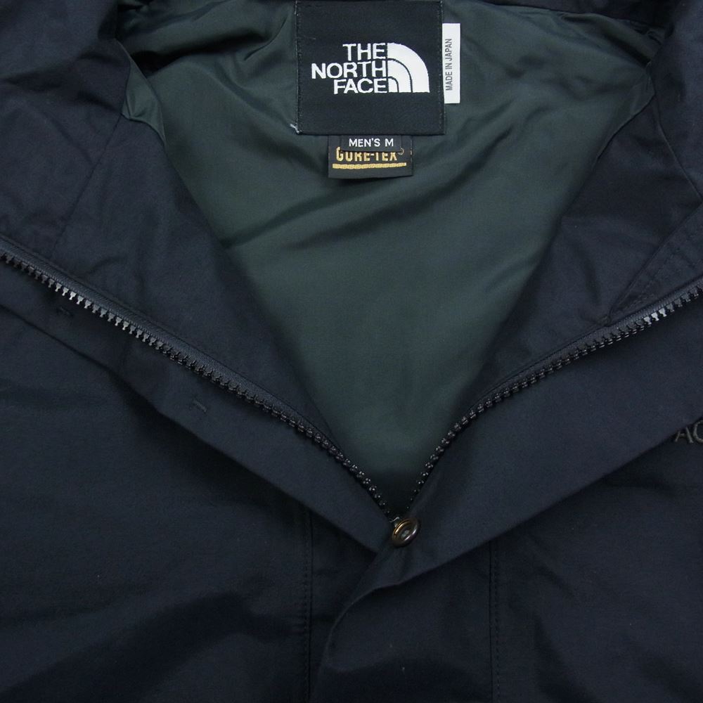 THE NORTH FACE ノースフェイス GORE-TEX フード収納 ゴアテックス マウンテンジャケット ブラック系 M【中古】