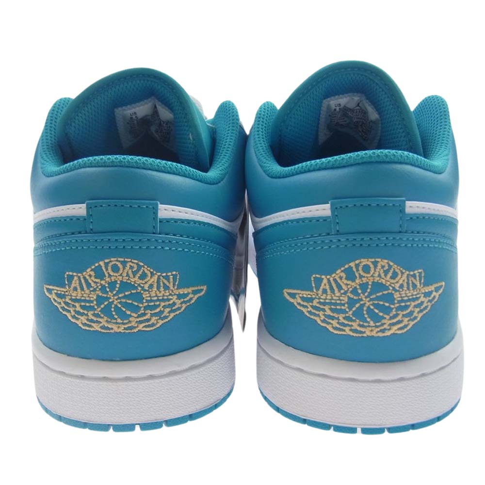 NIKE ナイキ 553558-174 Air Jordan 1 Low Aquatone AJ1 エアジョーダン ロー アクアトーン スニーカー ホワイト系 ライトブルー系 26.5cm【新古品】【未使用】【中古】