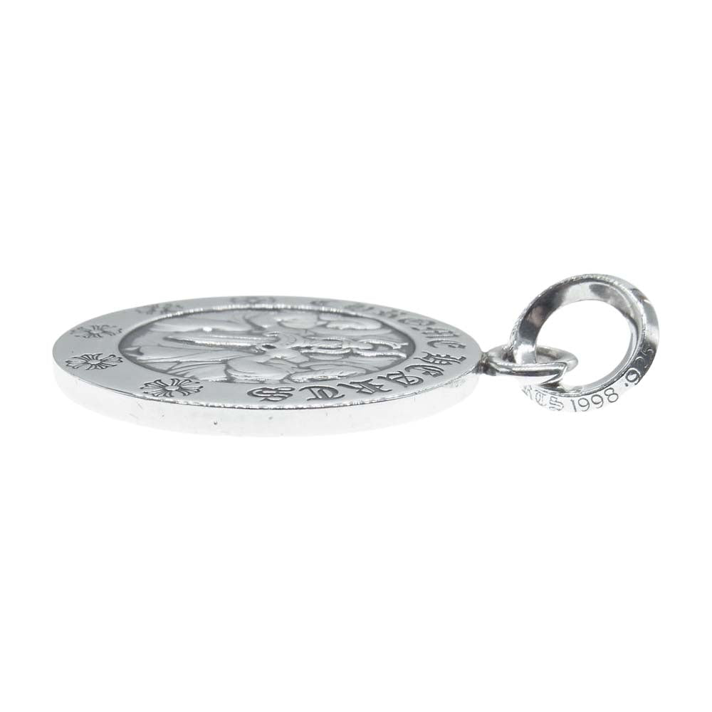CHROME HEARTS クロムハーツ（原本無） ANGL MDL LG ラージ エンジェルメダル ペンダントトップ シルバー系【中古】