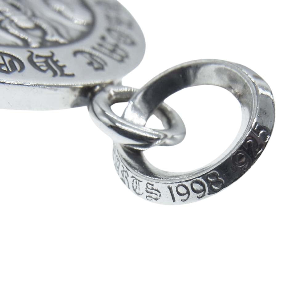 CHROME HEARTS クロムハーツ（原本無） ANGL MDL LG ラージ エンジェルメダル ペンダントトップ シルバー系【中古】