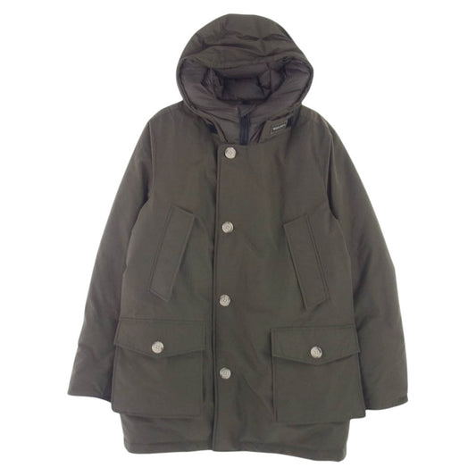 WOOLRICH ウールリッチ ARCTIC PARKA 60/40 アークティック パーカー ダウン ジャケット カーキ系 M【美品】【中古】