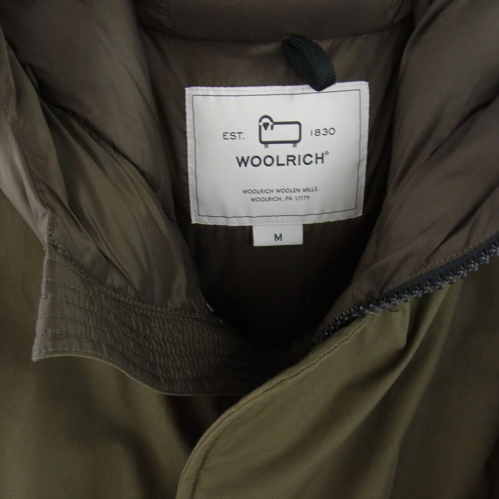 WOOLRICH ウールリッチ ARCTIC PARKA 60/40 アークティック パーカー ダウン ジャケット カーキ系 M【美品】【中古】