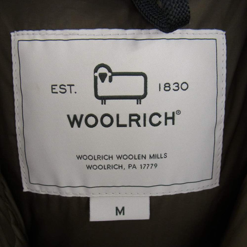 WOOLRICH ウールリッチ ARCTIC PARKA 60/40 アークティック パーカー ダウン ジャケット カーキ系 M【美品】【中古】