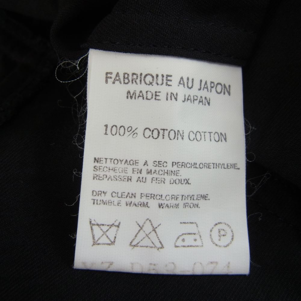 Yohji Yamamoto ヨウジヤマモト 1001 Ys ワイズ 襟変形 ノースリーブ ロング テーラード ジレ ベスト ブラック系 S【中古】