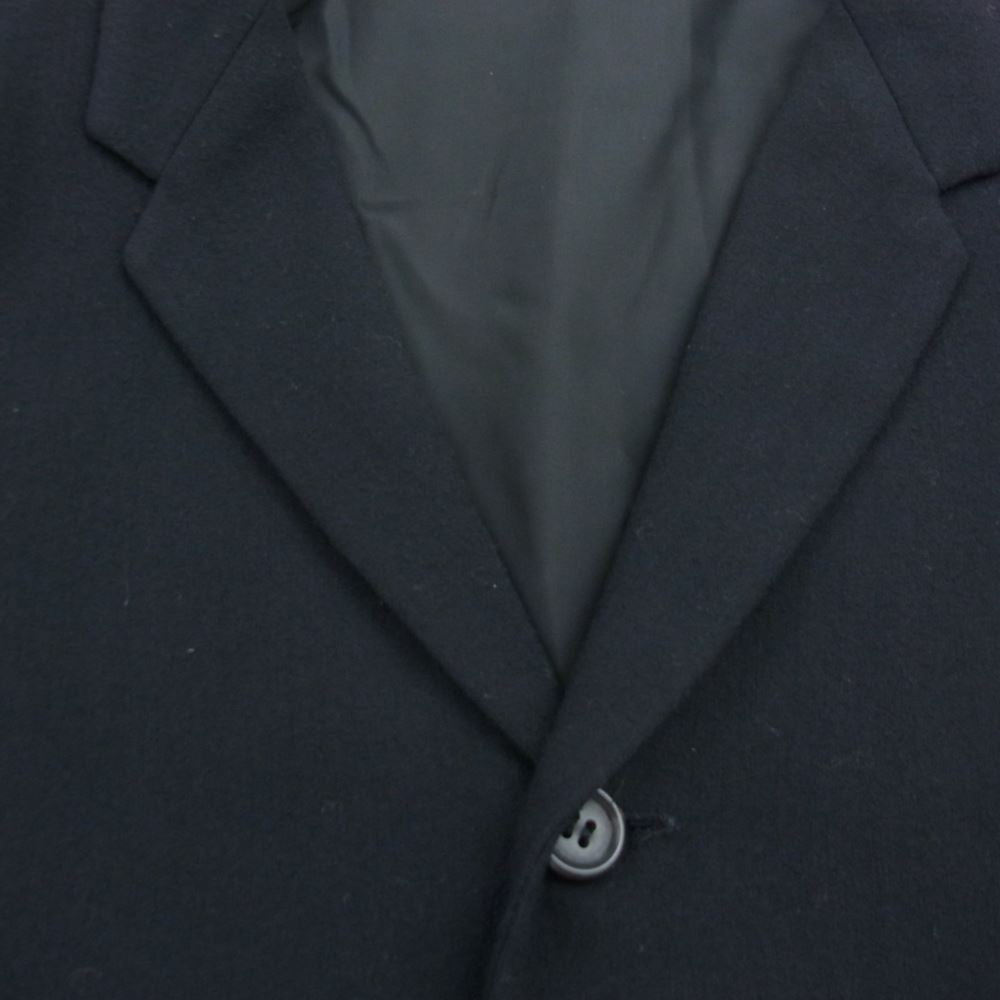 Yohji Yamamoto ヨウジヤマモト YG-D08-103 Ys ワイズ YG-D03-103 ウール100％ 裏地付 ノッチドラペル ロング ワンピース ブラック系【中古】