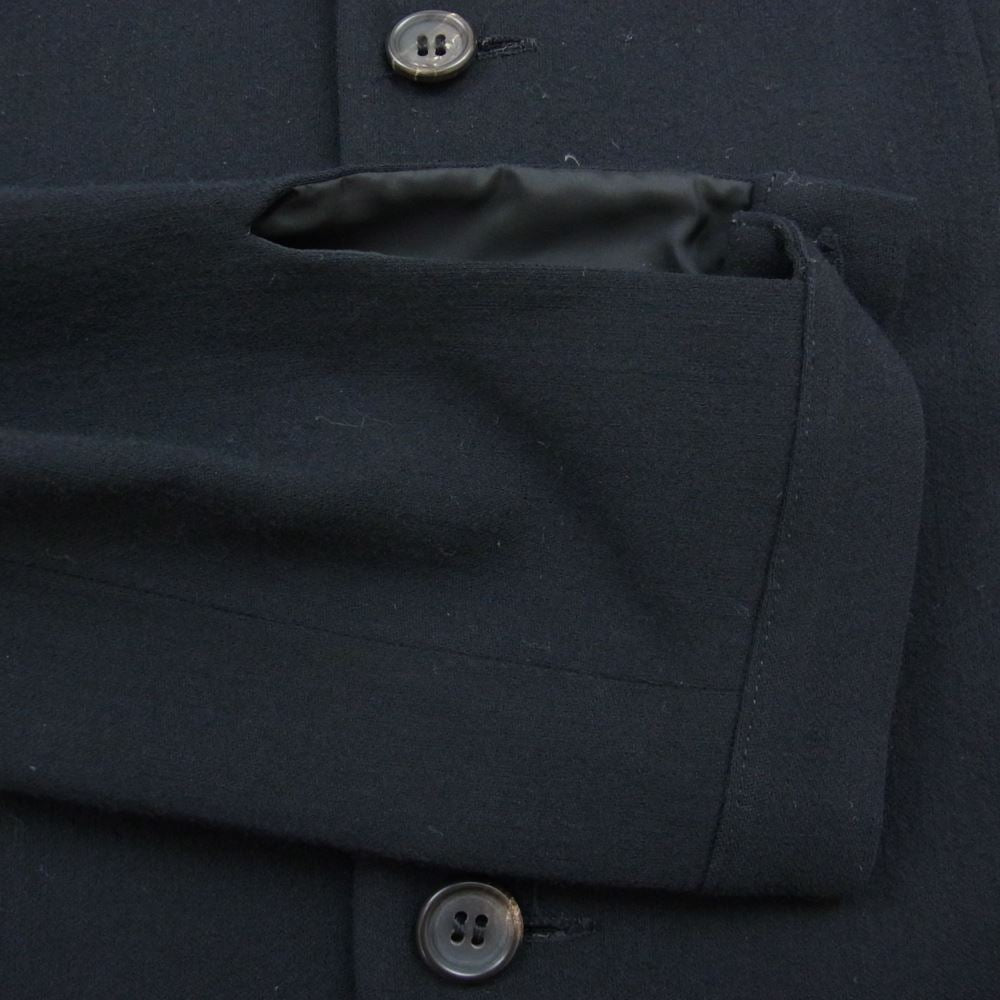 Yohji Yamamoto ヨウジヤマモト YG-D08-103 Ys ワイズ YG-D03-103 ウール100％ 裏地付 ノッチドラペル ロング ワンピース ブラック系【中古】