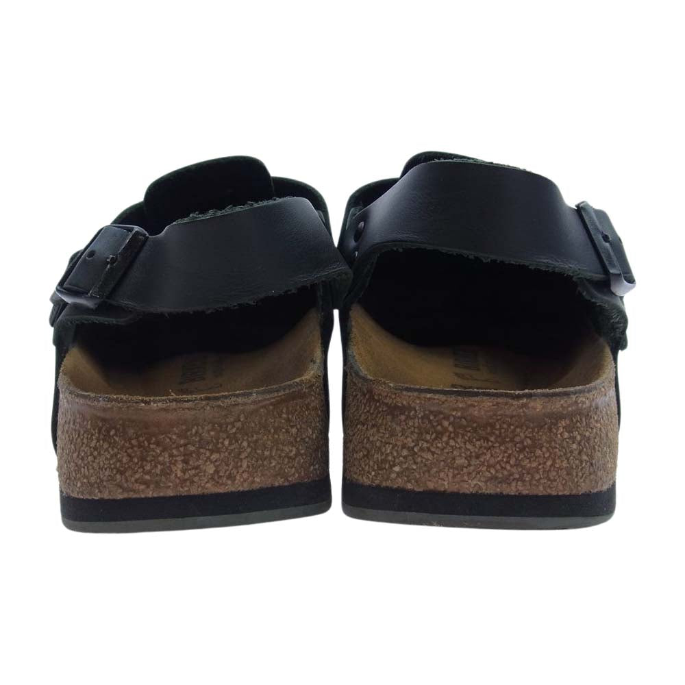 BIRKENSTOCK ビルケンシュトック TOKIO トキオ レザー ストラップ サンダル ブラック系 42【中古】