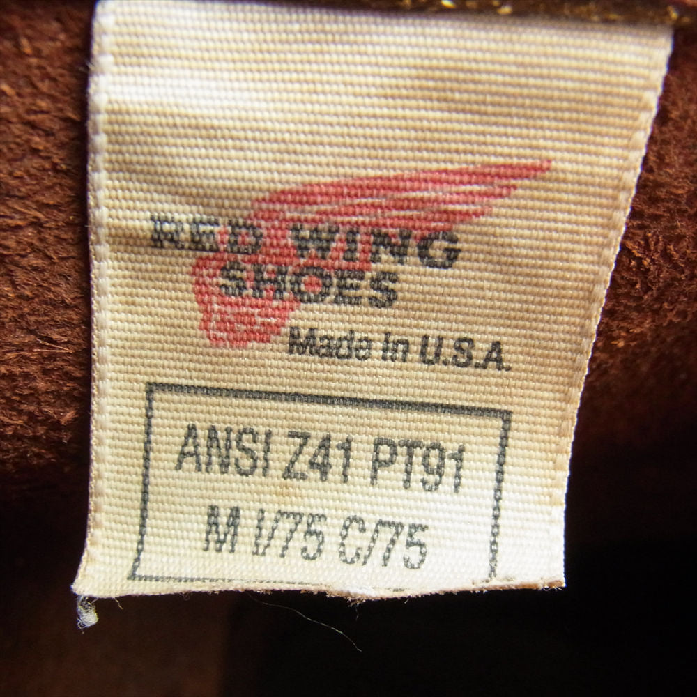 RED WING レッドウィング 8271 PT91 エンジニア ブーツ ワインレッド系 US7.5D【中古】