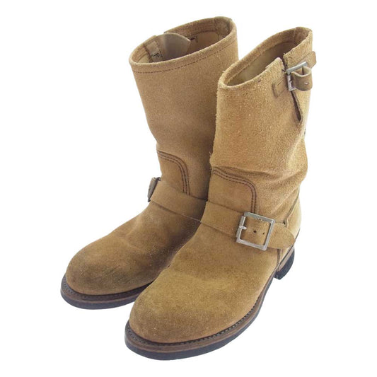 RED WING レッドウィング 8268 PT91 スエード エンジニア ブーツ ベージュ系 US8D【中古】
