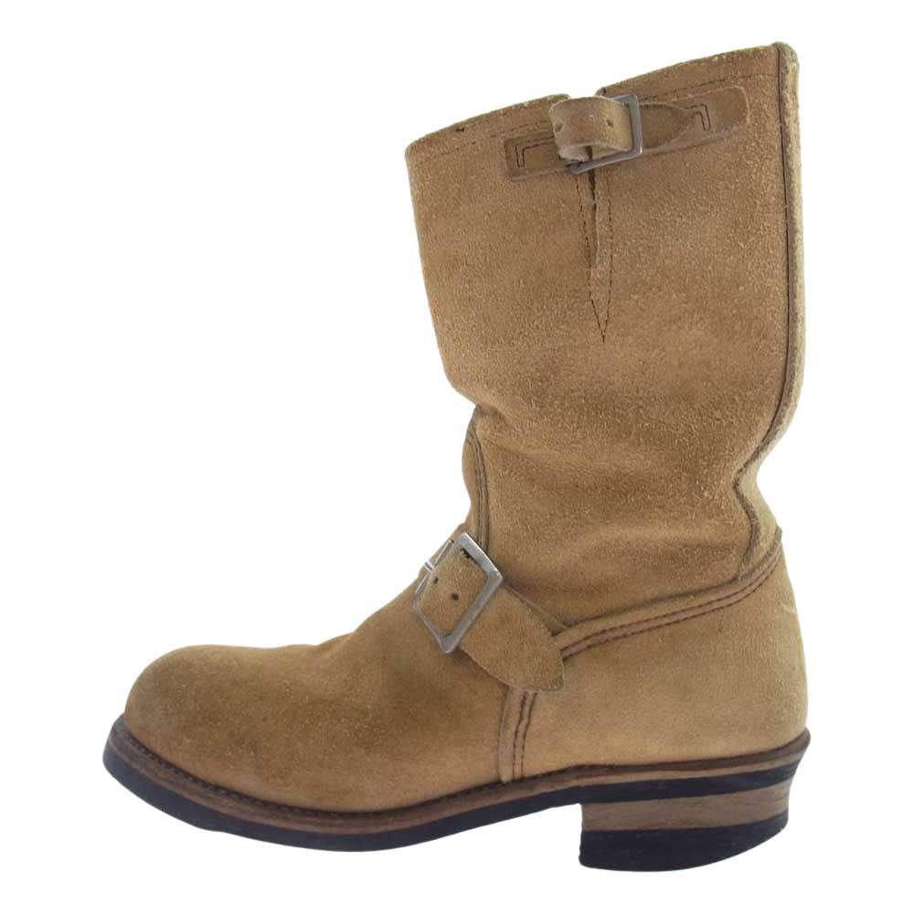 RED WING レッドウィング 8268 PT91 スエード エンジニア ブーツ ベージュ系 US8D【中古】