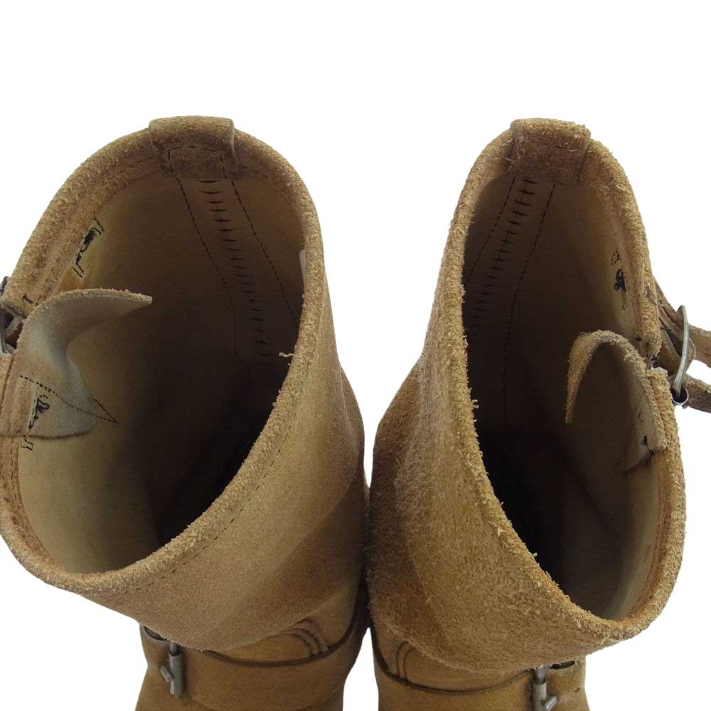 RED WING レッドウィング 8268 PT91 スエード エンジニア ブーツ ベージュ系 US8D【中古】