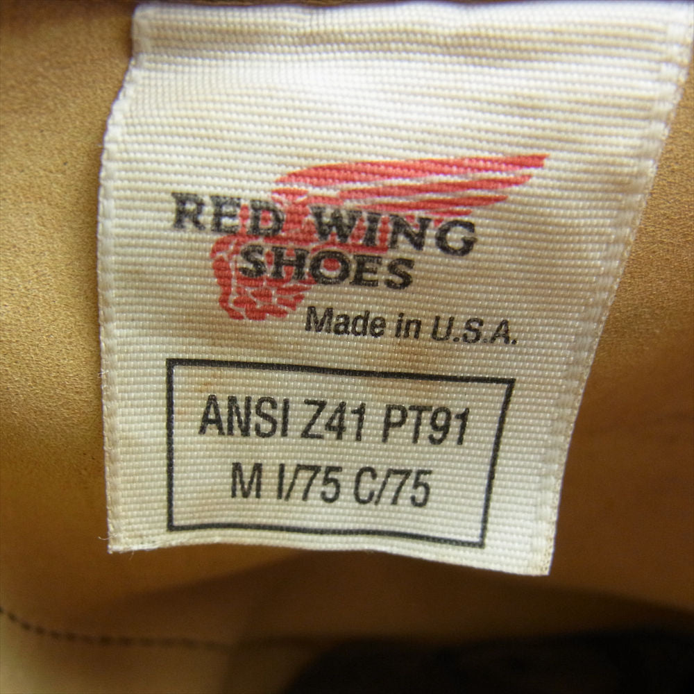 RED WING レッドウィング 8268 PT91 スエード エンジニア ブーツ ベージュ系 US8D【中古】