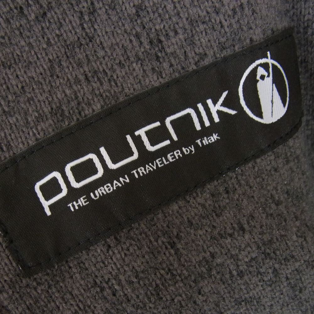 TILAK ティラック Poutnik MONK ZIP SWEATER Ash Gray ポートニック モンク ジップ セーター アッシュグレー ダークグレー系 M【極上美品】【中古】