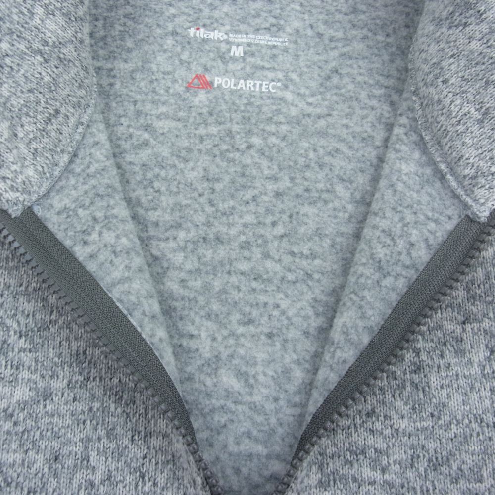 TILAK ティラック Poutnik MONK ZIP SWEATER Light Gray ポートニック モンク ジップ セーター ライトグレー グレー系 M【極上美品】【中古】