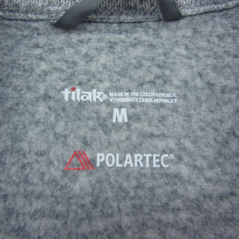 TILAK ティラック Poutnik MONK ZIP SWEATER Light Gray ポートニック モンク ジップ セーター ライトグレー グレー系 M【極上美品】【中古】