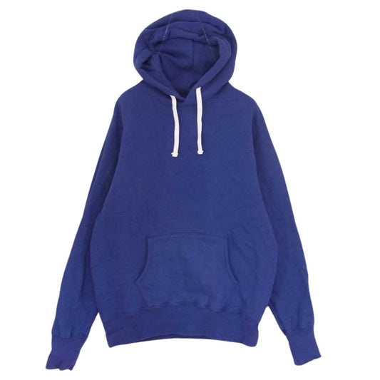 The REAL McCOY'S ザリアルマッコイズ MC19124 10oz LOOPWHEEL PARKA 吊り編み プルオーバー スウェット パーカー パープル系 XL【美品】【中古】