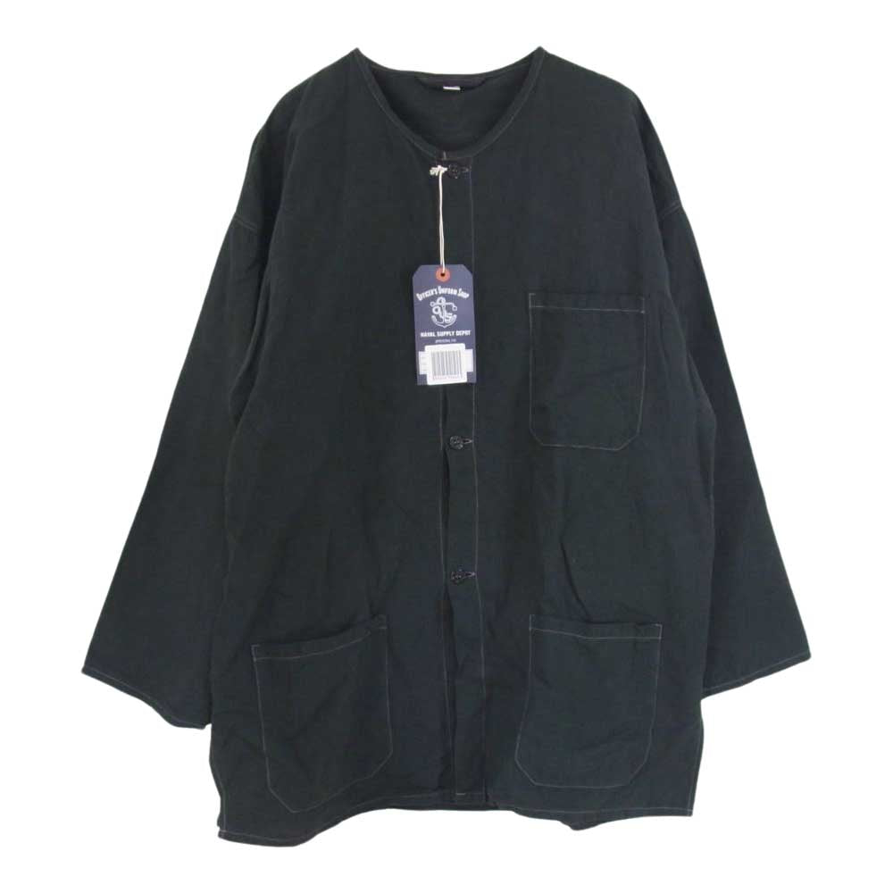 The REAL McCOY'S ザリアルマッコイズ MS21007 JUNK FORCE BLACK PAJAMA SHIRT ブラック パジャマ  シャツ ブラック系 XL【美品】【中古】