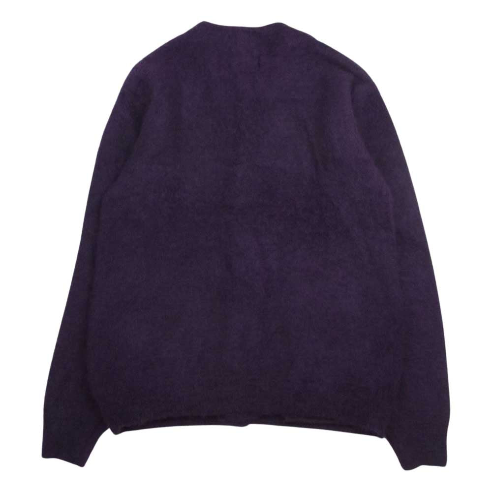 The REAL McCOY'S ザリアルマッコイズ MC19103 JM MOHAIR CARDIGAN ジョーマッコイ モヘア カーディガン パープル系 XL【美品】【中古】