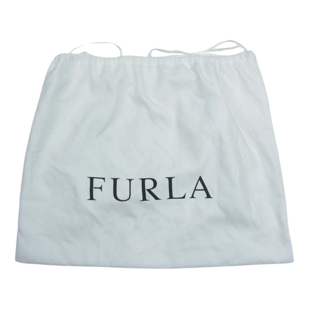 Furla フルラ 228116 G6836 METROPOLIS SATCHEL S 2WAY ハンドバッグ ショルダーバッグ ブルー系【中古】