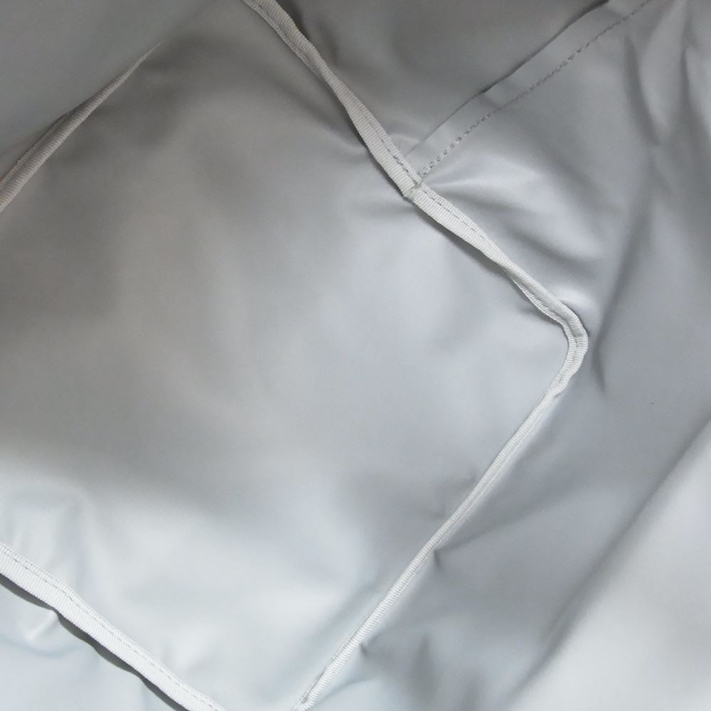 Herve Chapelier エルベ・シャプリエ 707C コーデュラ舟型 トートバッグ M ベージュ グレー系【美品】【中古】