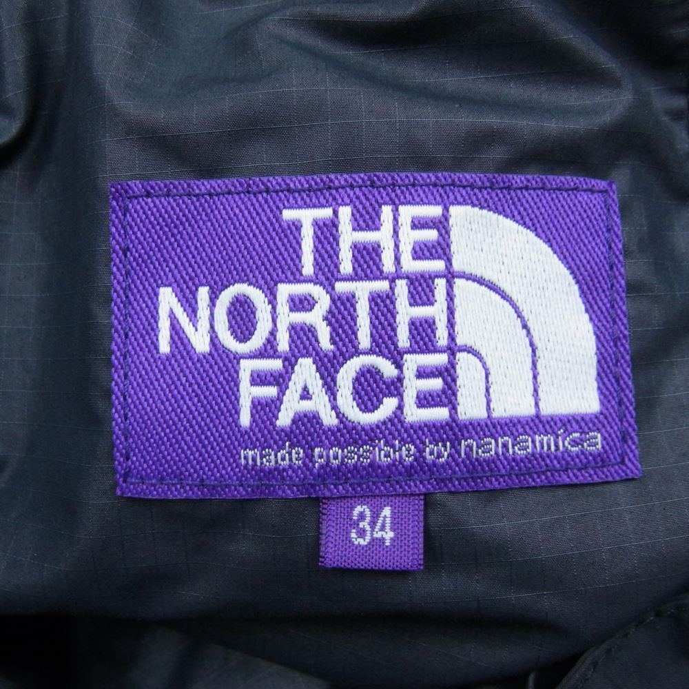 THE NORTH FACE ノースフェイス PURPLE LABEL パープルレーベル ripstop field pants リップストップ パンツ ブラック系 34【中古】