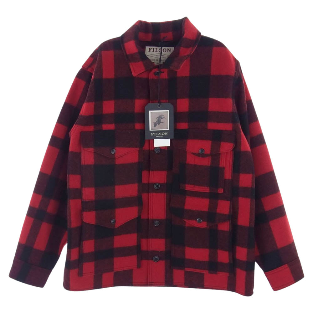 FILSON フィルソン 10043 MACKINAW WOOL CRUISER JACKET マッキノー ウール クルーザー ジャケット レッド系 M【中古】