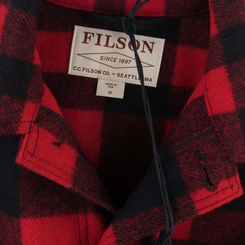 FILSON フィルソン 10043 MACKINAW WOOL CRUISER JACKET マッキノー ウール クルーザー ジャケット レッド系 M【中古】