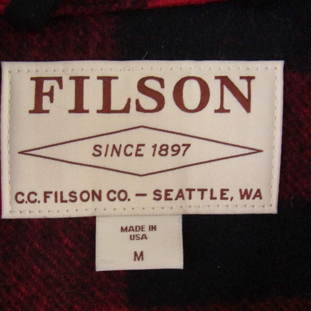 FILSON フィルソン 10043 MACKINAW WOOL CRUISER JACKET マッキノー ウール クルーザー ジャケット レッド系 M【中古】