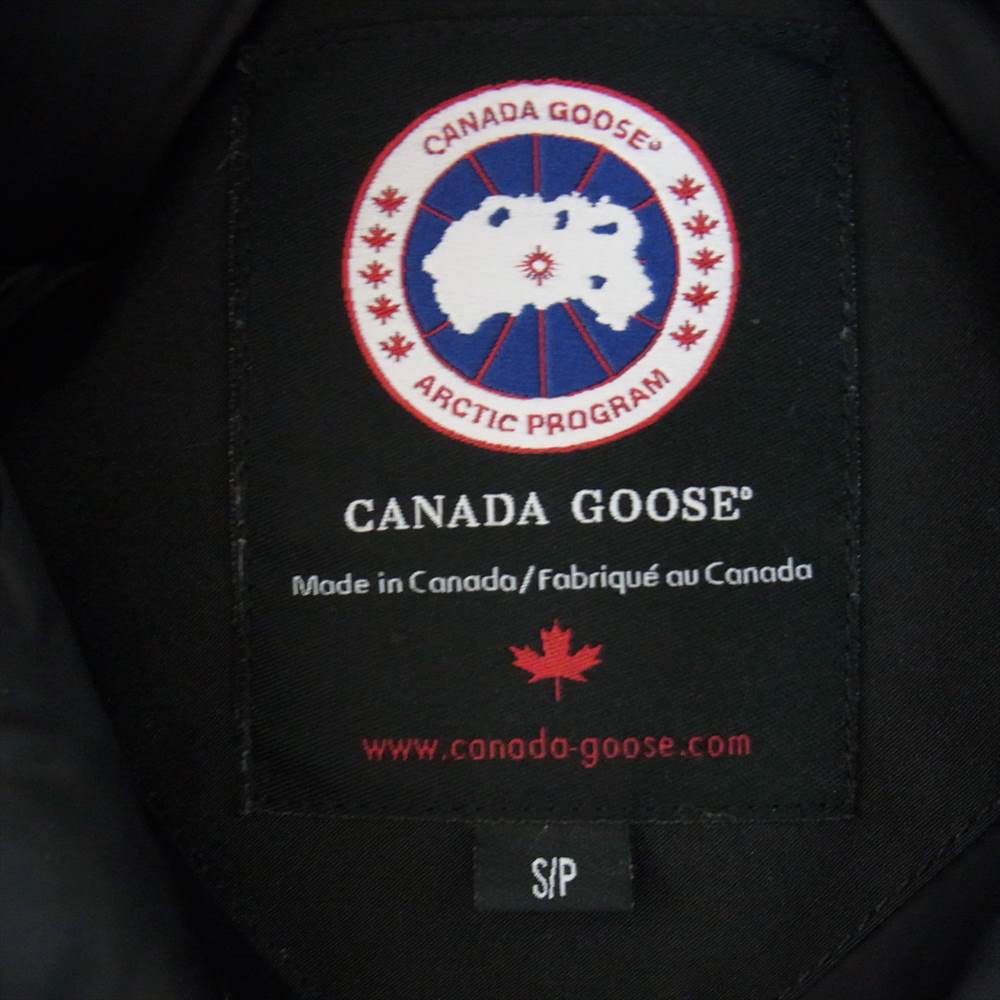 CANADA GOOSE カナダグース 2300JM 国内正規 グリフィンタグ BROOKFIELD ブルック フィールド ダウン ジャケット ブラック系 S【中古】