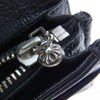 CHROME HEARTS クロムハーツ（原本有） JUDY ジュディ クロスボール ボタン レザー ウォレット ブラック系【中古】