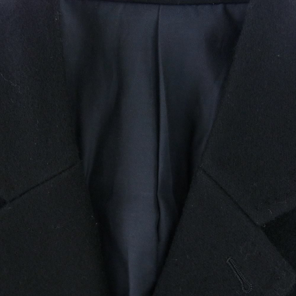 【美品】ラッドミュージシャン チェスターコート ウール ブラック 42 LAD MUSICIAN（ラッドミュージシャン）の「DOUBLE BREASTED